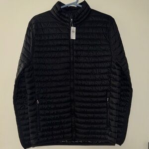Men's GAP Black Quilted Upcycled Puffer Jacket